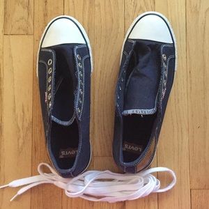 Levi’s Dark Denim Sneakers Size 9
